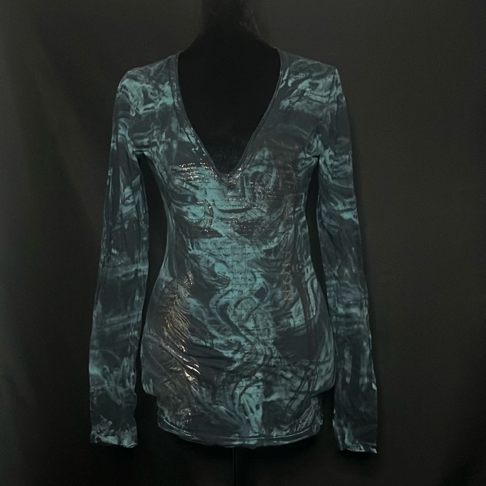 Affliction Long Sleeve Shirt Small